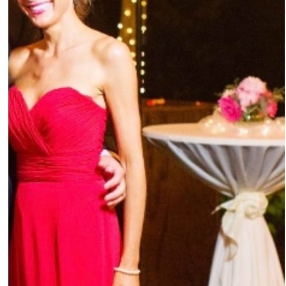 MORI LEE (XS/S) by Madeline Gardner Coral colored Gown